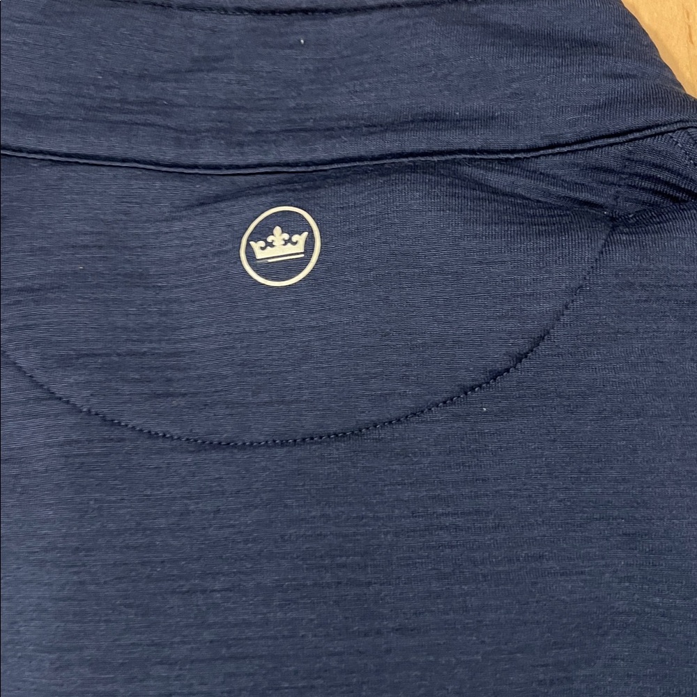 Peter Millar Navy Ribbed Crewneck Pullover - Picture 5 of 5